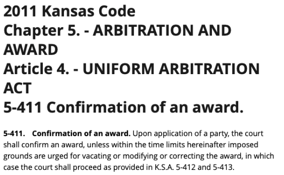 8: State Statute - Kansas – FairClaims