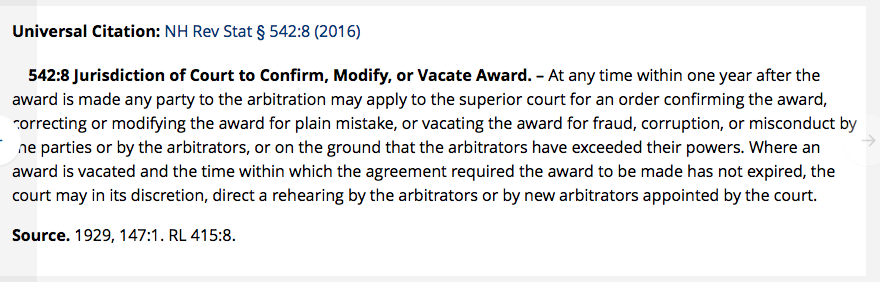 8: State Statute - New Hampshire – FairClaims